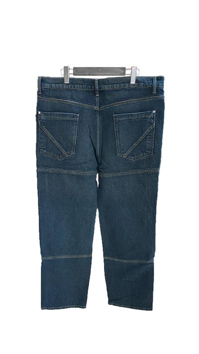 Motobike Jeans 6000 Fitilli Lacivert Motosiklet Pantolonu (Korumalar Hariç)