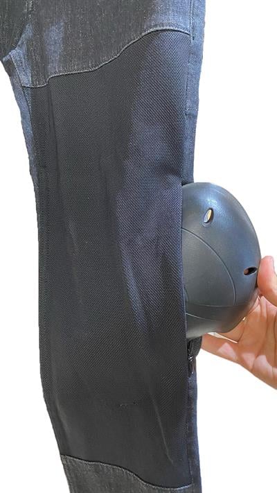Motobike Jeans 7003 Fileli Motosiklet Pantolonu – Kılçıllı Gri/Siyah (Korumalar Hariç)
