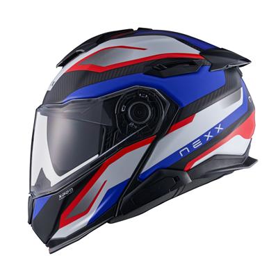 NEXX X.LIFETOUR PRO MILE MAT MAVİ-KIRMIZI KASK