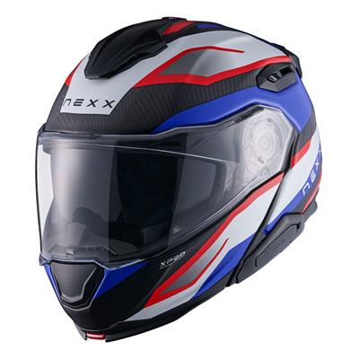 NEXX X.LIFETOUR PRO MILE MAT MAVİ-KIRMIZI KASK
