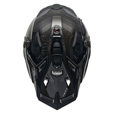 NEXX X.WED 3 FURKA KARBON SİYAH-GRİ KASK