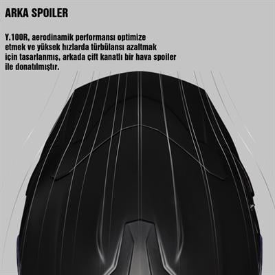 NEXX Y.100R SUBSONIC MAT SİYAH-SARI KASK