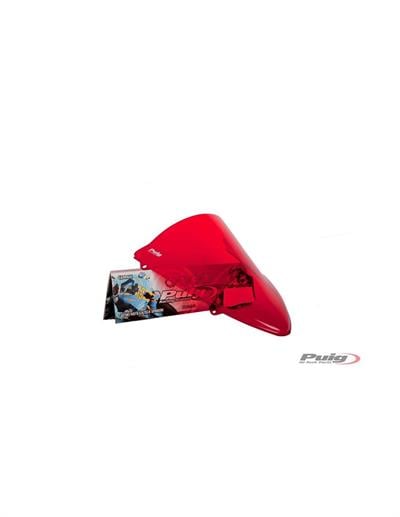 Puig 4626R Kırmızı Racing Ön Cam - Kawasaki Ninja 250R (2008-2012) Uyumlu
