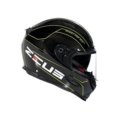 ZEUS KASK/ZS-1800B GLOSS CARBON AM8 FLUO YLW