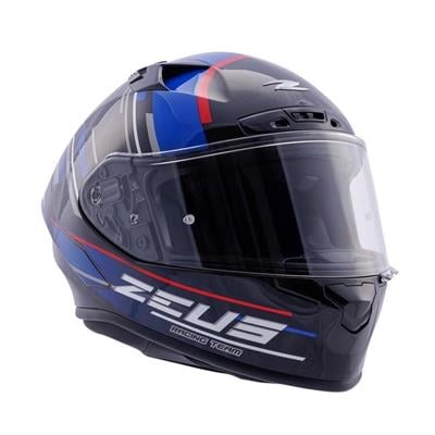ZEUS KASK/ZS-826 PEARL BLACK BK15 BLUE