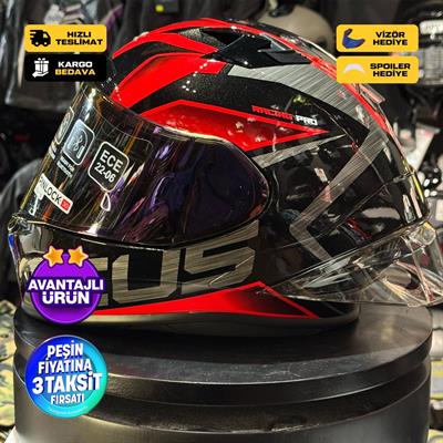 ZEUS KASK/ZS-826 PEARL BLACK BK3 RED