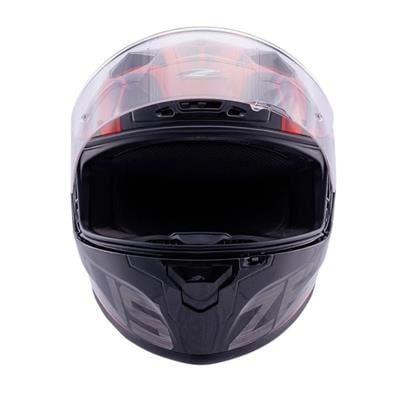 ZEUS KASK/ZS-826 PEARL BLACK BK3 RED
