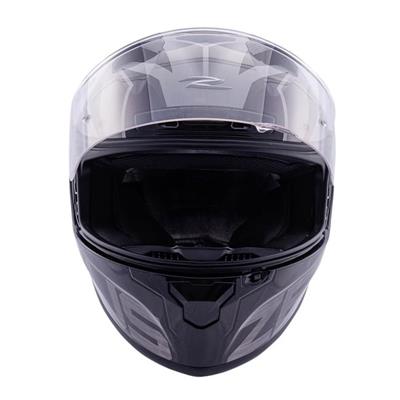 ZEUS KASK/ZS-826 PEARL BLACK BK3 SILVER