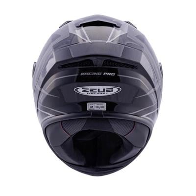 ZEUS KASK/ZS-826 PEARL BLACK BK3 SILVER