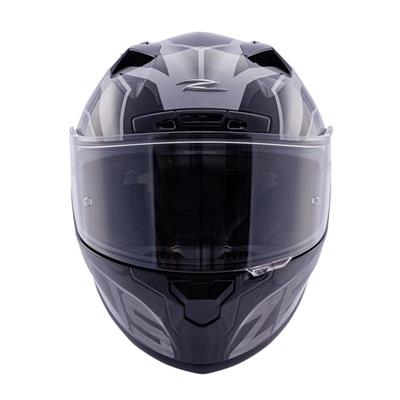 ZEUS KASK/ZS-826 PEARL BLACK BK3 SILVER