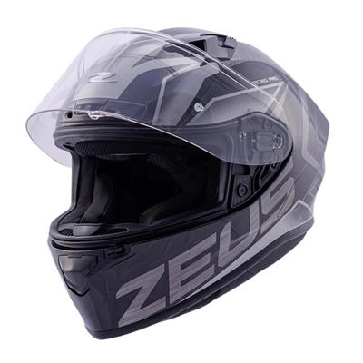 ZEUS KASK/ZS-826 PEARL BLACK BK3 SILVER
