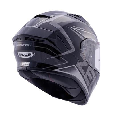 ZEUS KASK/ZS-826 PEARL BLACK BK3 SILVER