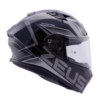 ZEUS KASK/ZS-826 PEARL BLACK BK3 SILVER