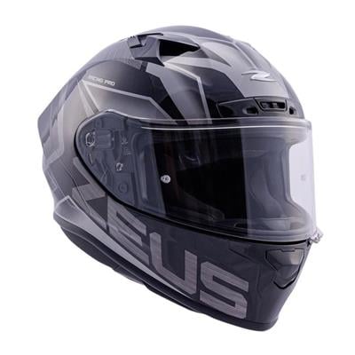 ZEUS KASK/ZS-826 PEARL BLACK BK3 SILVER