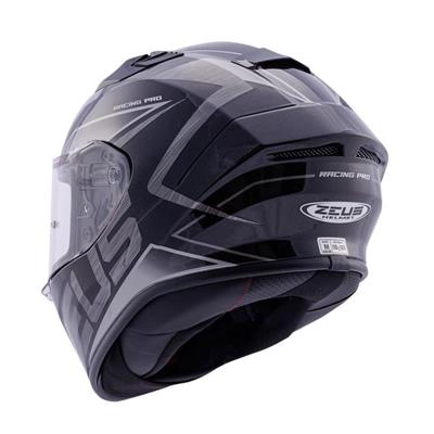 ZEUS KASK/ZS-826 PEARL BLACK BK3 SILVER