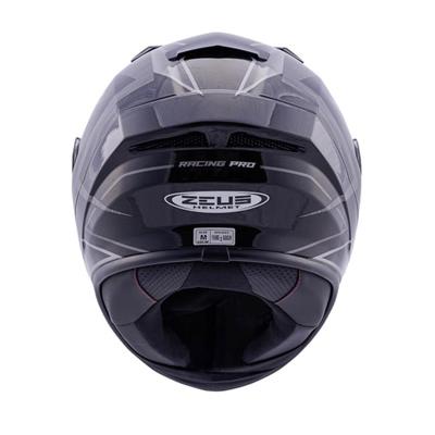 ZEUS KASK/ZS-826 PEARL BLACK BK3 SILVER
