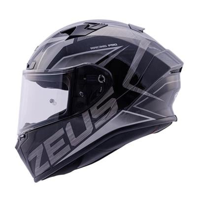 ZEUS KASK/ZS-826 PEARL BLACK BK3 SILVER