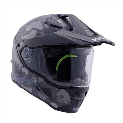 ZEUS KASK/ZS-913 BF6 MATT BLACK GREY BLACK SILVER