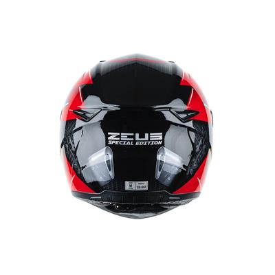 ZEUS KASK/ZS811A BLACK AL39 RED