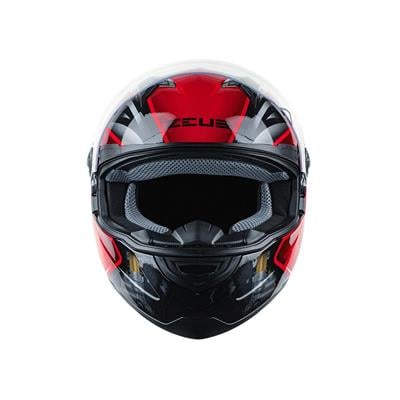 ZEUS KASK/ZS811A BLACK AL39 RED