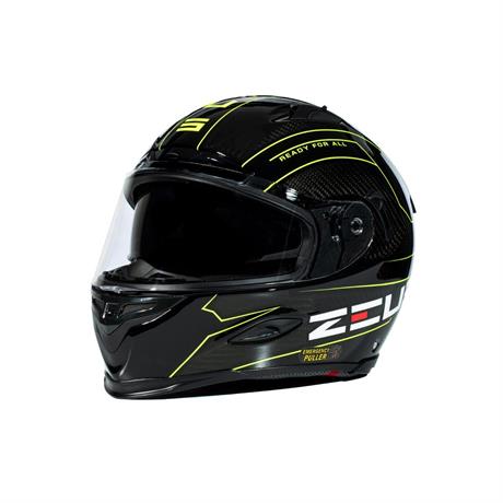 ZEUS KASK/ZS-1800B GLOSS CARBON AM8 FLUO YLW