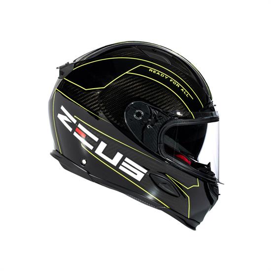 ZEUS KASK/ZS-1800B GLOSS CARBON AM8 FLUO YLW