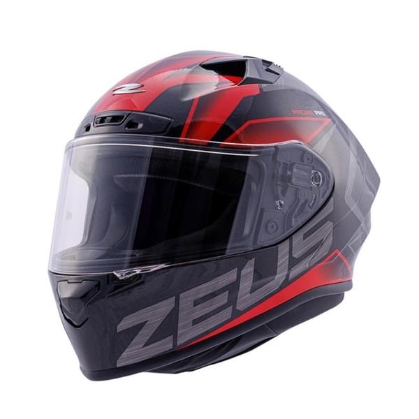 ZEUS KASK/ZS-826 PEARL BLACK BK3 RED