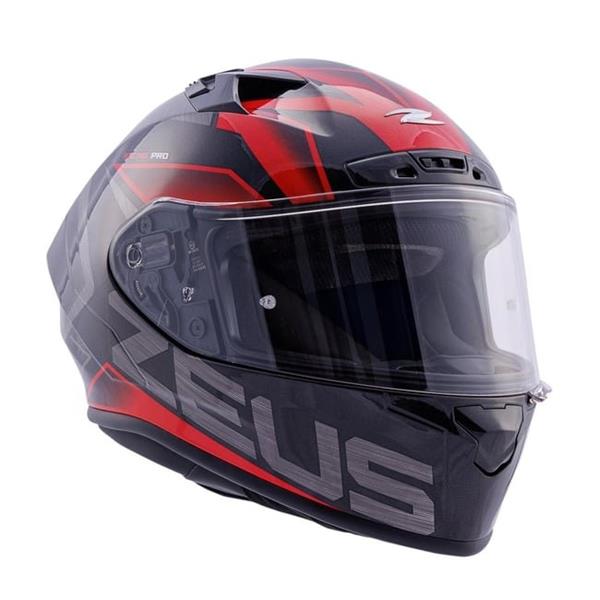 ZEUS KASK/ZS-826 PEARL BLACK BK3 RED