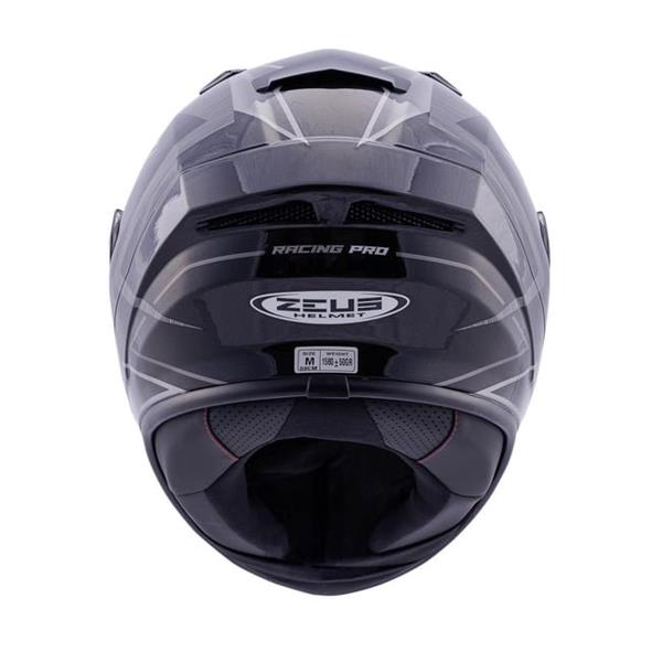 ZEUS KASK/ZS-826 PEARL BLACK BK3 SILVER