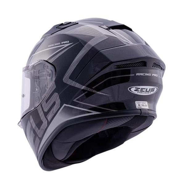 ZEUS KASK/ZS-826 PEARL BLACK BK3 SILVER