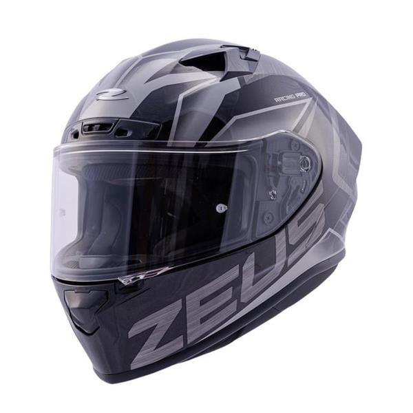 ZEUS KASK/ZS-826 PEARL BLACK BK3 SILVER