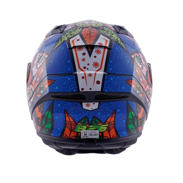 ZEUS KASK/ZS-826 PEARL BLACK BK6 BLUE