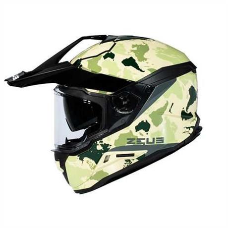ZEUS KASK/ZS-913 YELLOW BF6 GREEN
