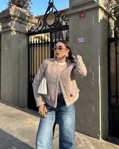 KAHVERENGİ KAŞE KIRÇILLICEKET