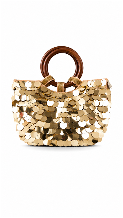 Claire Gold Pul Detaylı Çanta