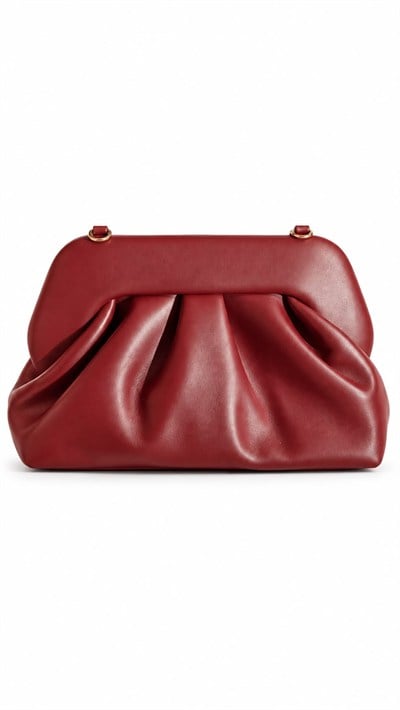Elara Bordo Clutch Çanta
