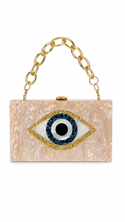 Eye Kadın Pudra Zincir Askılı Hardcase Çanta