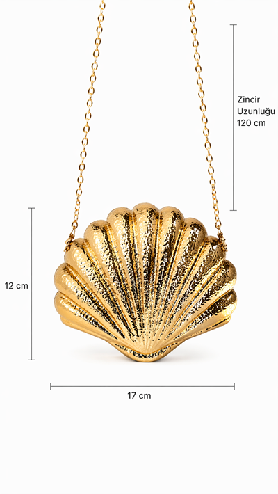 Kabuk Gold Çanta