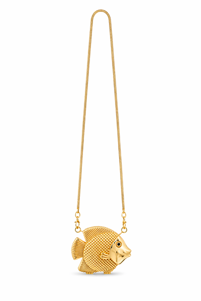 Mini Balık Gold Çanta