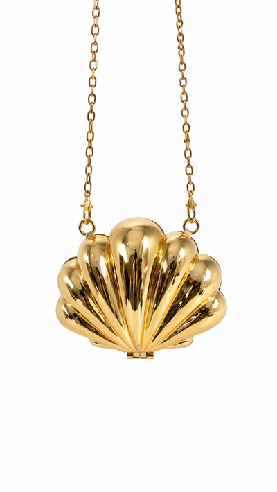 Mini İstiridye Gold Çanta