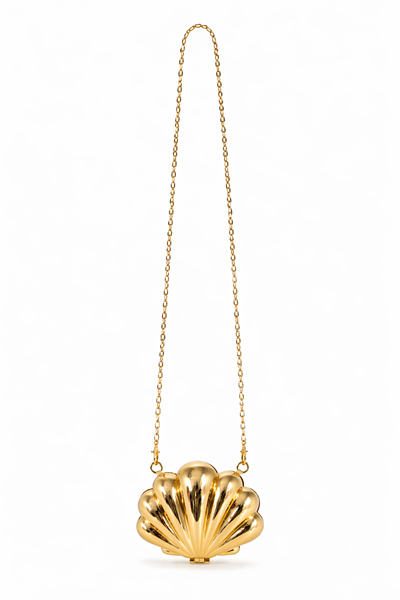 Mini İstiridye Gold Çanta