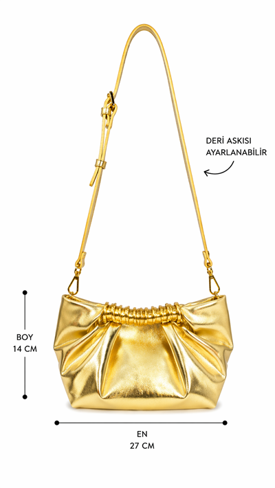 Velina Gold Çanta