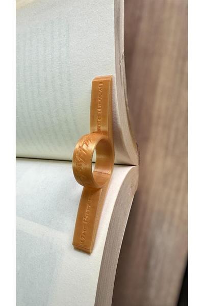 Parmak Tutmalı Yüzüklerin Efendisi Kitap Ayracı