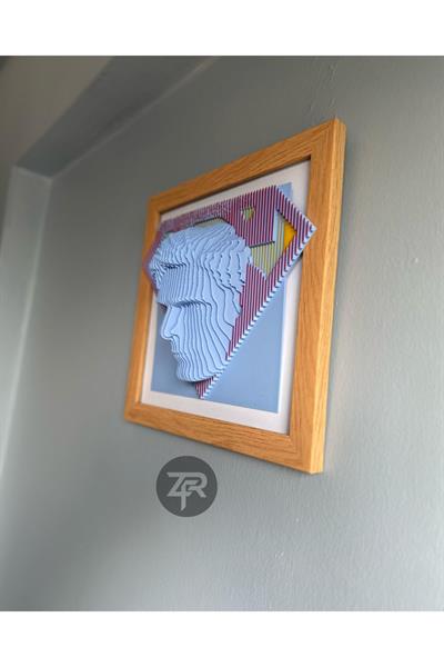 Süperman 3 Boyutlu Çerçeveli Tablo