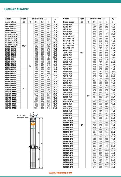  City Pumps 1SP10-4 /R Yüksek Debi 4 İnç Dalgıç Pompa Derin Kuyu İçin 0.75 kW - 148 mSS