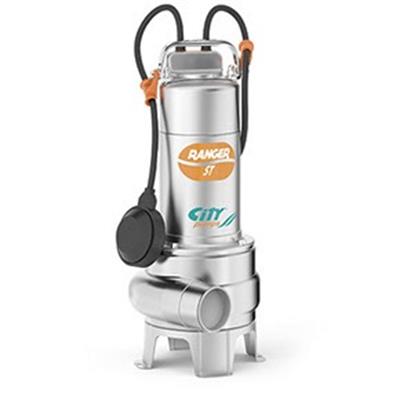  City Pumps RANGER 10/35 ST Paslanmaz Vortex Pis Su Pompası Endüstriyel Kullanım İçin 0.75 kW - 11.5 mSS