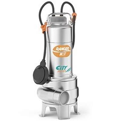  City Pumps RANGER MC 10/50 ST Çift Kanallı Pis Su Pompası Lifli Atıklar İçin 0.75 kW - 12 mSS