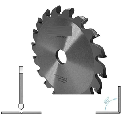 DaVinci 150x8x30mm 18 diş Alüminyum Derz Testeresi (Kertme Bıçağı) | Endüstriyel TCT Elmas Daire Testere