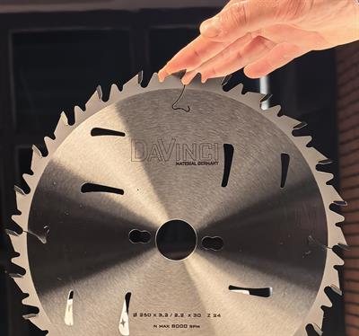 DaVinci 200x3,2x30mm 20 diş Ağaç ve Kereste Testeresi - Atlamalı | Endüstriyel TCT Elmas Daire Testere