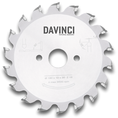 DaVinci 200x8x30mm 24 diş Alüminyum Derz Testeresi (Kertme Bıçağı) | Endüstriyel TCT Elmas Daire Testere